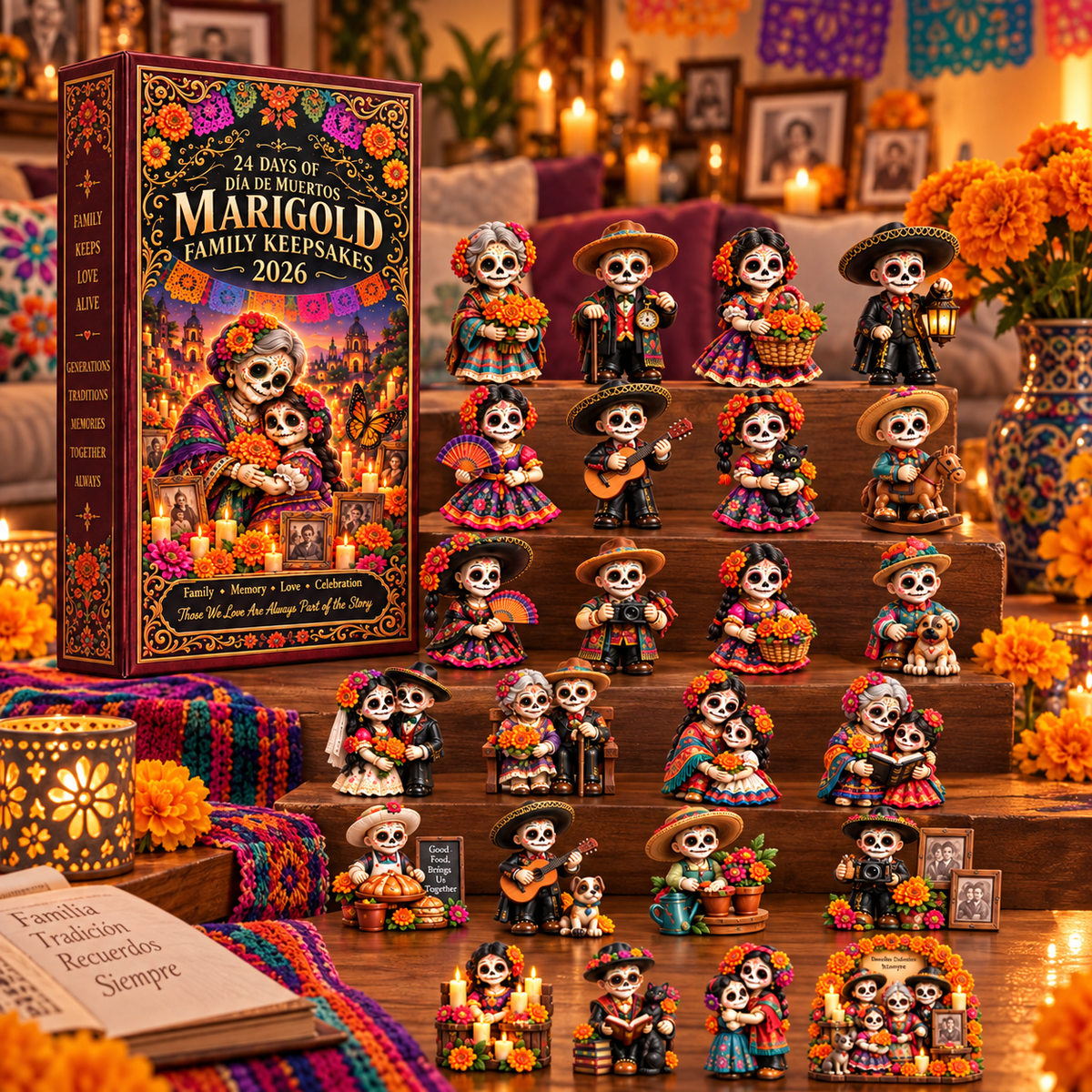 24 Days of Family, Memory & Love — Día de Muertos Marigold Family Keepsakes Advent Calendar 2026 - image 5