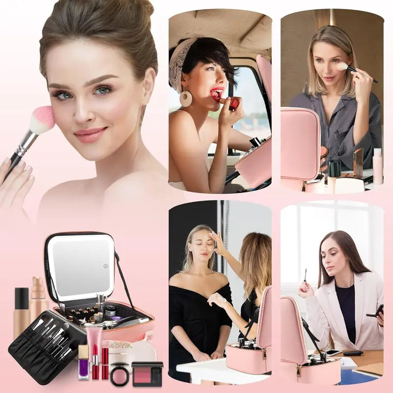 ❤️🔥Last 30pcs🔥Mother's Day Present-----Portable Makeup Case Cosmetic Organizer