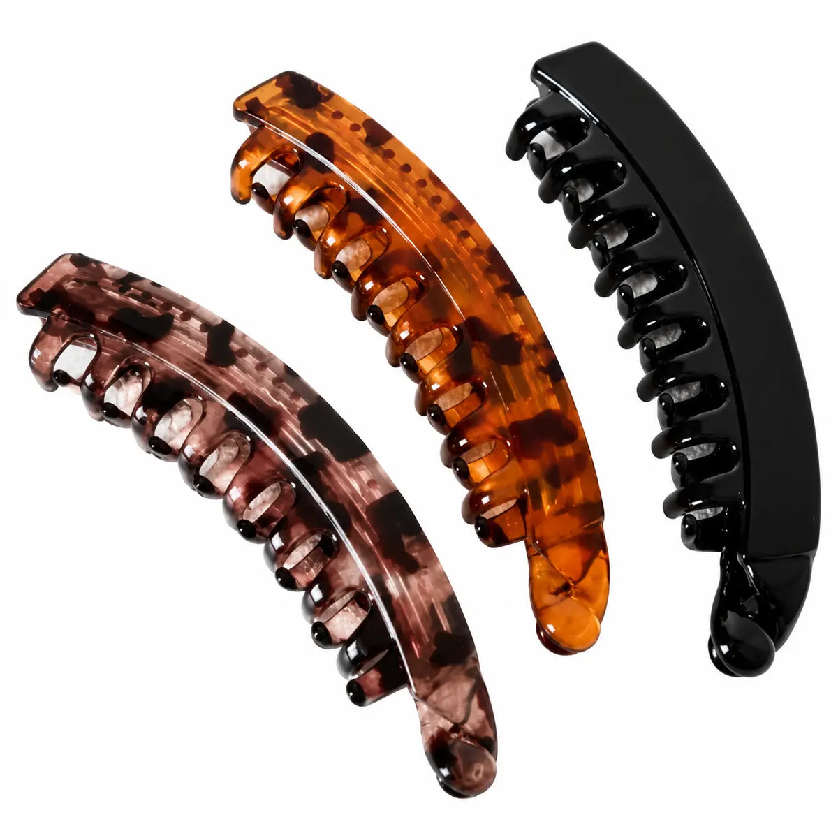 3 PCS Banana Hair Clips for Women, Cute and Stylish French Hair Claw Clips✨