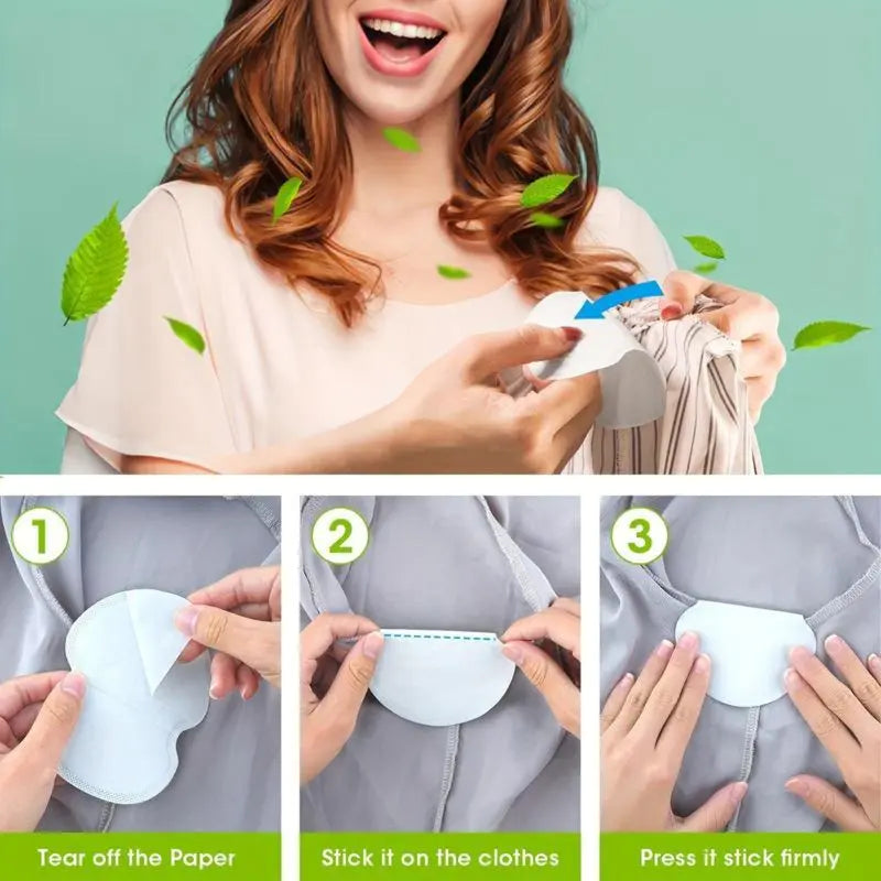 50 PCS Daily Travel Gym Invisible Armpit Sweat Patch🏃