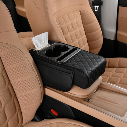 🔥🔥🔥Father's Day Special: Multifunctional PU Leather Car Armrest Pad