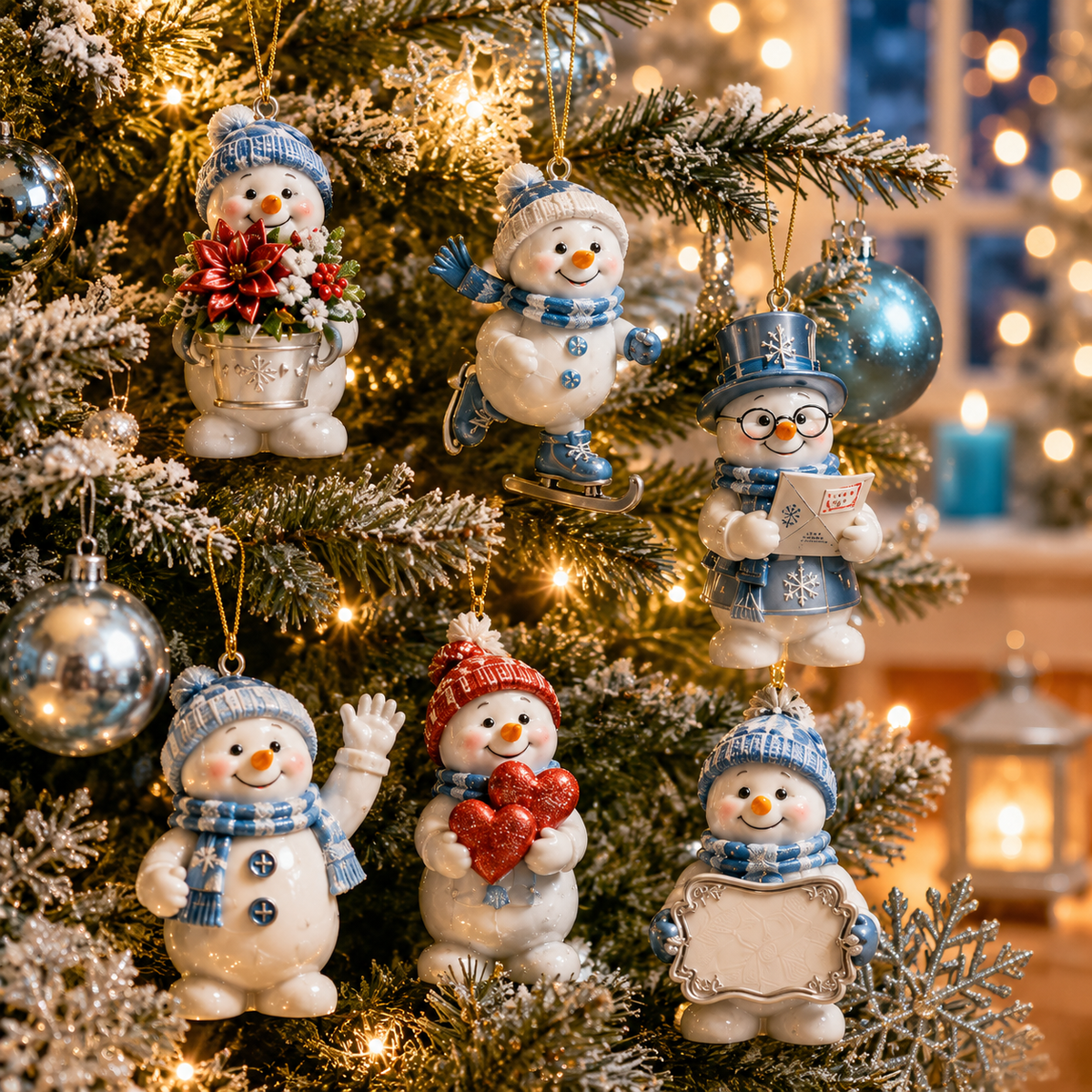 ❤️🔥24-Day Christmas Countdown Advent Calendar – Snowman Christmas Series