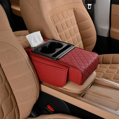 🔥🔥🔥Father's Day Special: Multifunctional PU Leather Car Armrest Pad