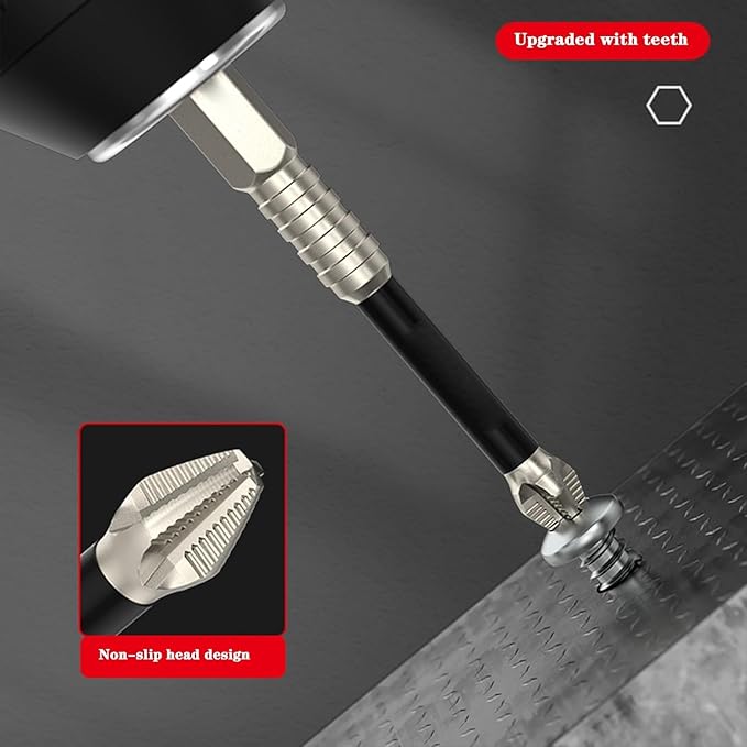 ❤️🔥Last 30pcs🔥Magnet Anti Slip Screwdriver Bits for Dry Wall