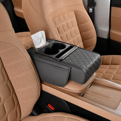 🔥🔥🔥Father's Day Special: Multifunctional PU Leather Car Armrest Pad