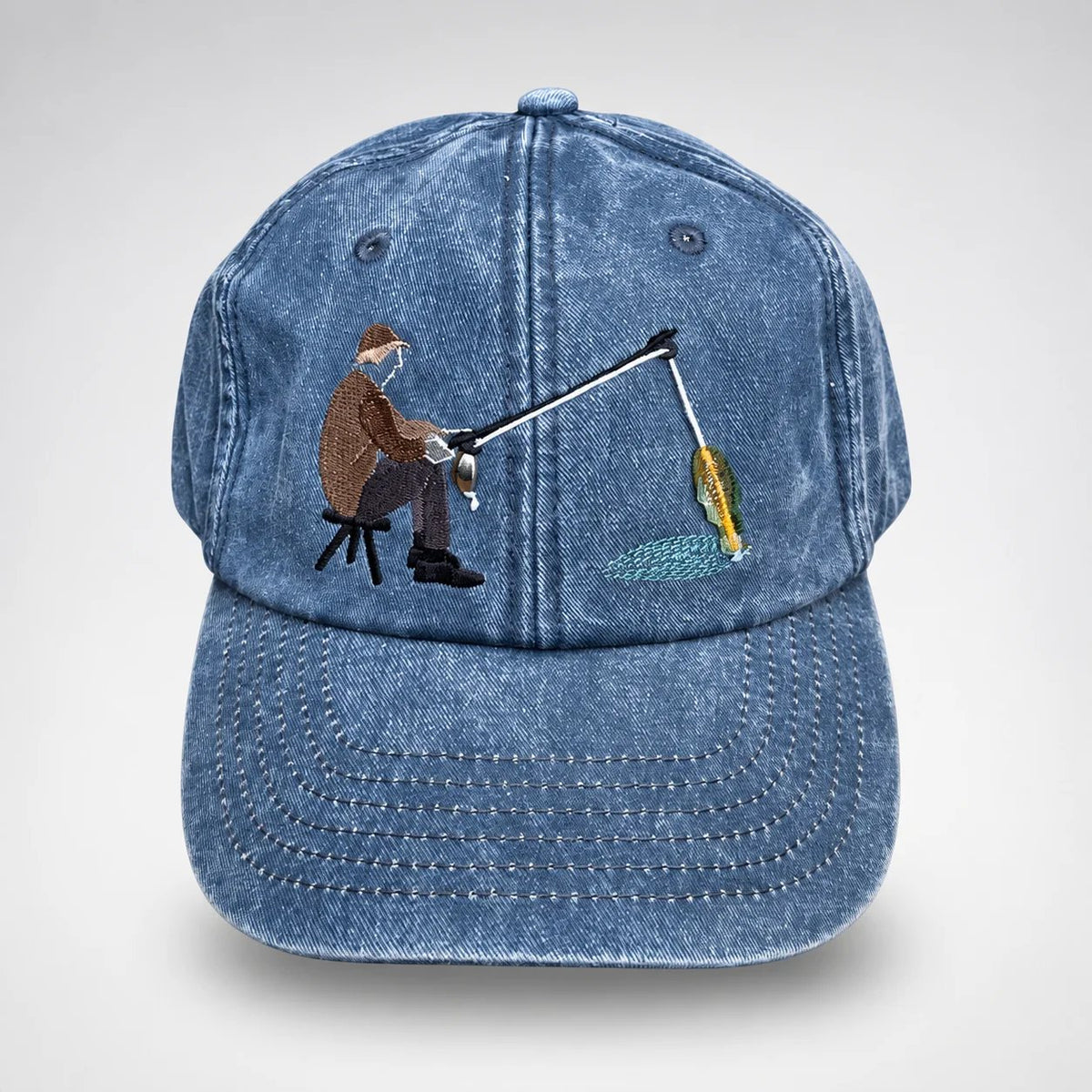 🔥 Last Day 49% OFF-🎣🧢 Catch of the Day Interactive Fishing Cap –🎁 Vintage Washed Moving Fish Hat - image 12