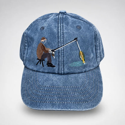 🔥 Last Day 49% OFF-🎣🧢 Catch of the Day Interactive Fishing Cap –🎁 Vintage Washed Moving Fish Hat - image 12