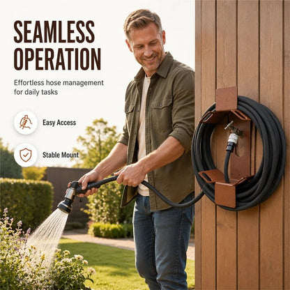 💯📢📢50% OFF !! ⏰Wall Mounted Iron Garden Hose Holder - image 4