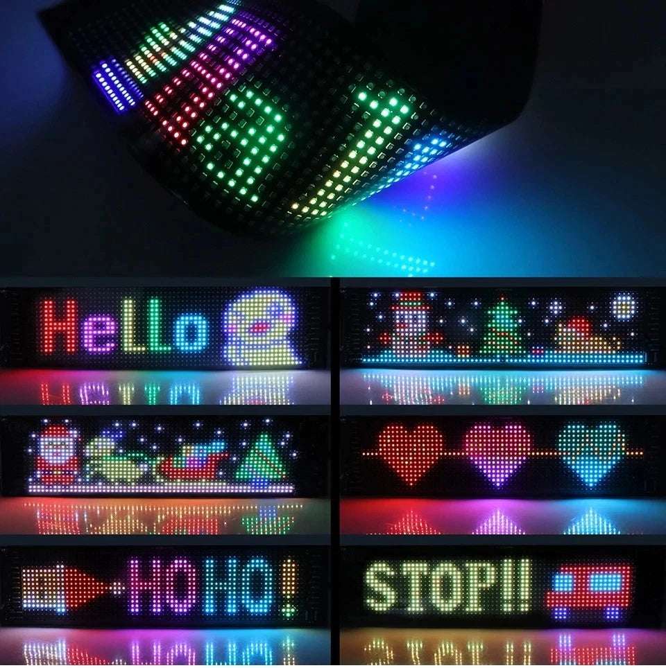🔥Flash Sale✨DIY Car Dynamic LED Smart Colorful Eye Lamp Soft Screen - image 5