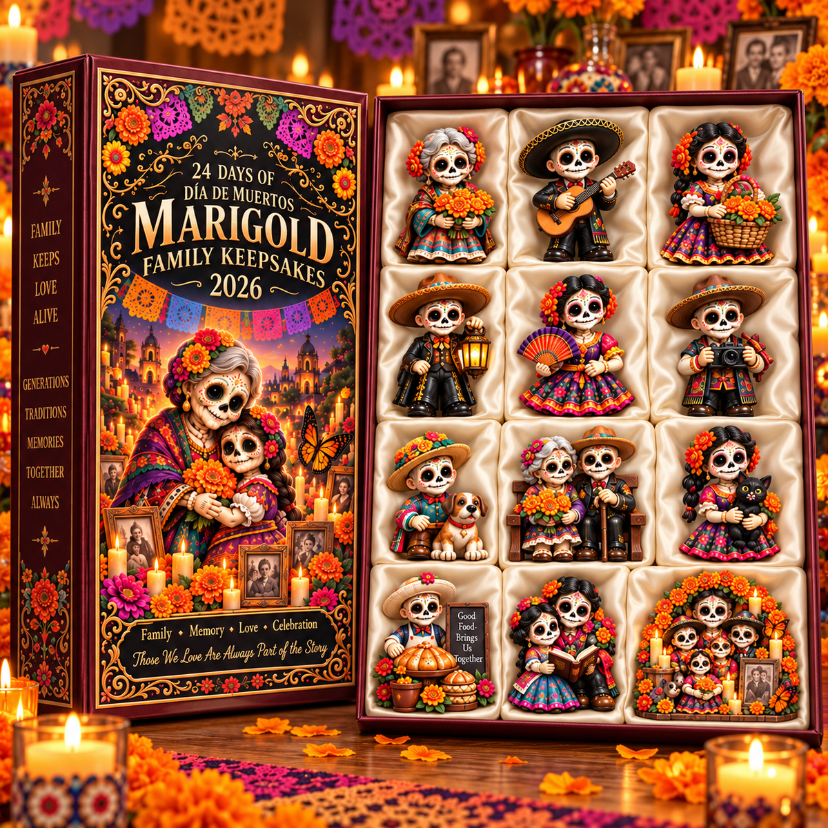 24 Days of Family, Memory & Love — Día de Muertos Marigold Family Keepsakes Advent Calendar 2026 - image 8