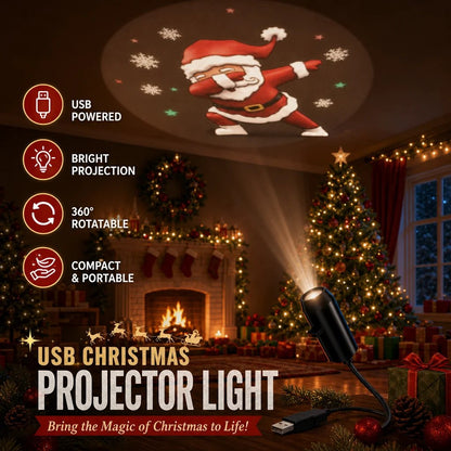 ✨Plug-&-Play HD Christmas Projector – 6 or 10 Festive Scenes(📦Buy 2 Free Shipping) - image 2