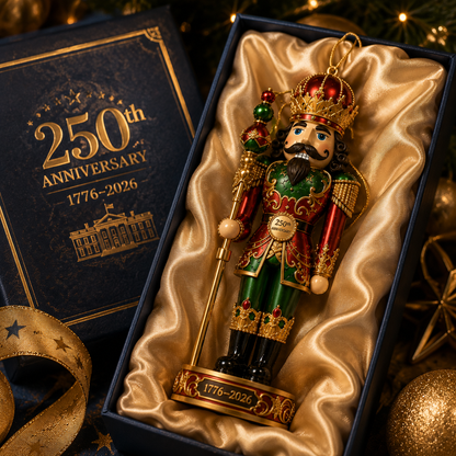 ❤️✨2026 America 250th Anniversary Royal Nutcracker King Christmas Ornament