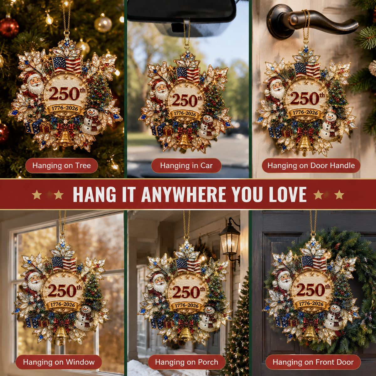 ❤️🔥Last 30pcs🔥❤️🔥Snowflake Christmas tree ornament