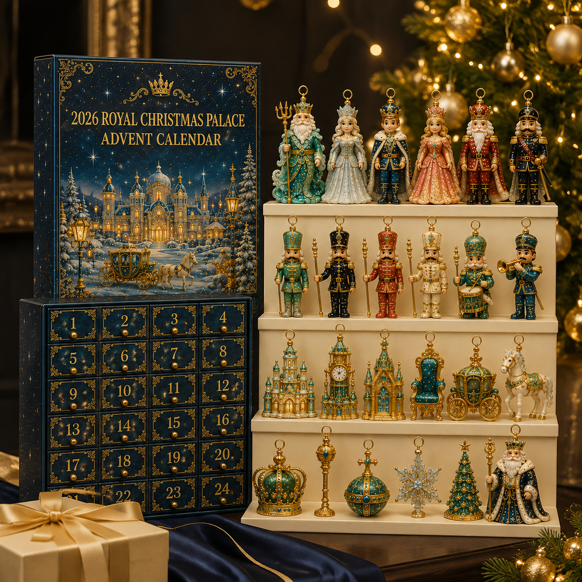 ❤️🔥Last 30pcs🔥❤️✨2026 Royal Christmas Palace Luxury Countdown Gift Set
