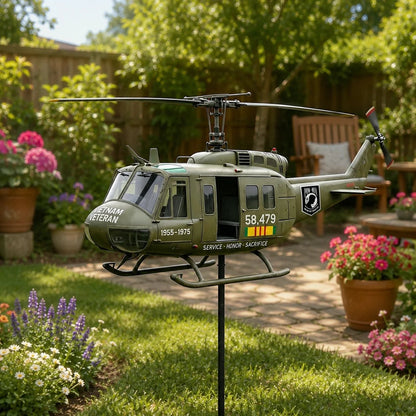 ❤️🔥Last 30pcs🔥Last Day Promo: 49% OFF 🎖️-Vietnam Veteran UH-1 Helicopter Wind Spinner
