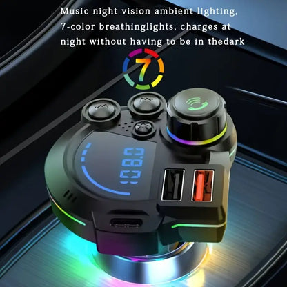 Father’s Day PD30W FM Bluetooth Car Charger RGB 🎁