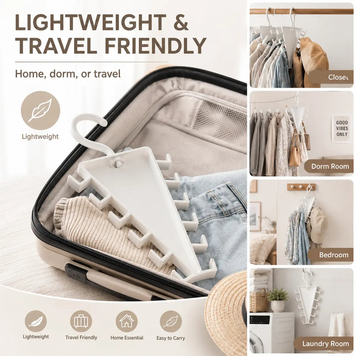 V Shaped Double‑Sided Closet Organizer Hanger👕 - image 7