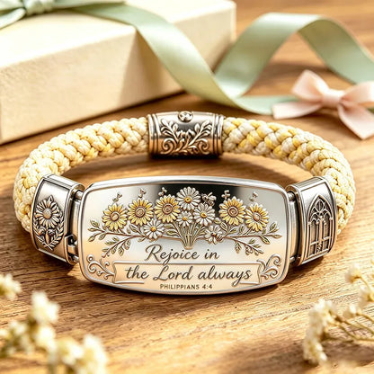 ✝️Faith Over Fear Bracelet – Christian Cross Bracelet Inspired by Isaiah 41:10🔥🔥🔥Hope, Courage & Divine Strength