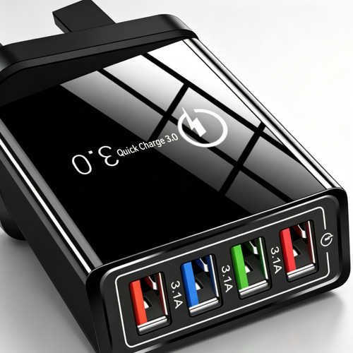 🔥The Charger Big Tech Hates | 4-Port Quick Charge 3.0 + AI Performance Boost