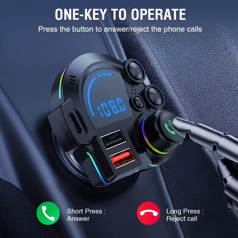 Father’s Day PD30W FM Bluetooth Car Charger RGB 🎁