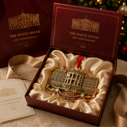 ❤️🔥Last 30pcs🔥❤️🔥White House Christmas tree ornaments
