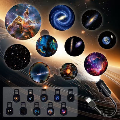 Plug‑and‑Play HD Holiday Projector, Multi‑Scene Projection Light for Christmas, Halloween & Faith‑Themed Decor