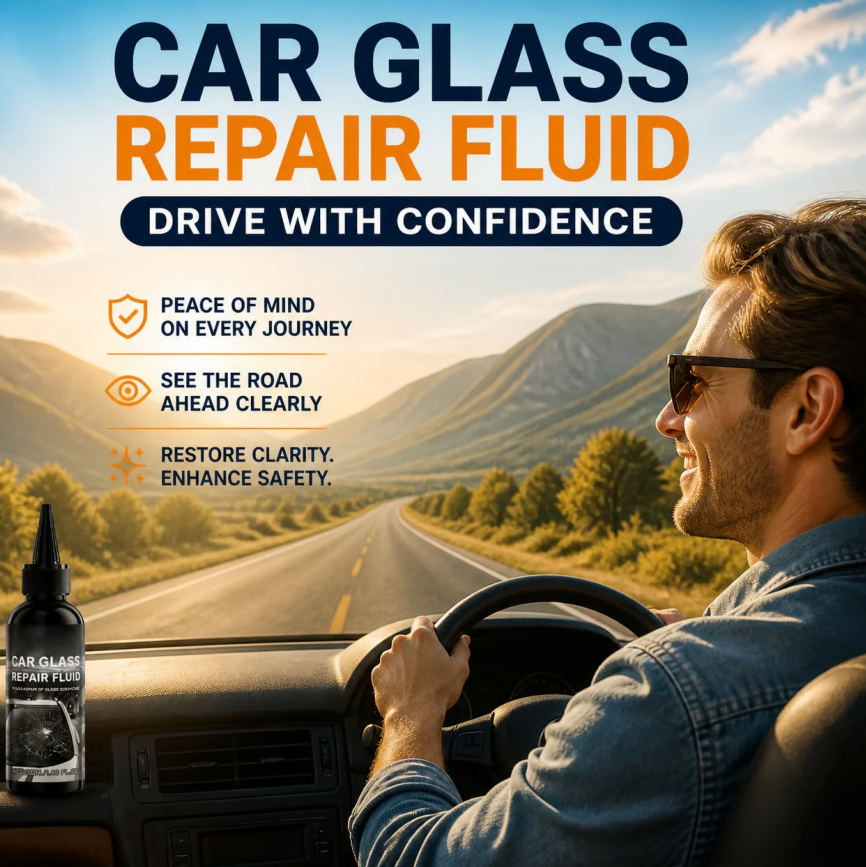 🔥🔥🔥Fast-Acting Windshield Crack & Chip Repair Kit