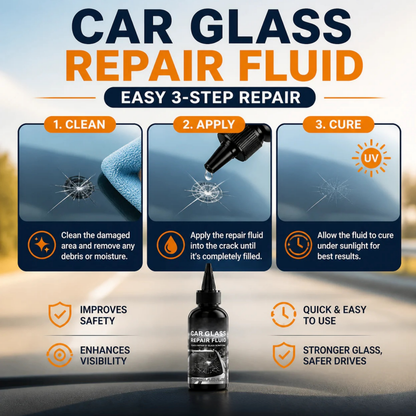 🔥🔥🔥Fast-Acting Windshield Crack & Chip Repair Kit