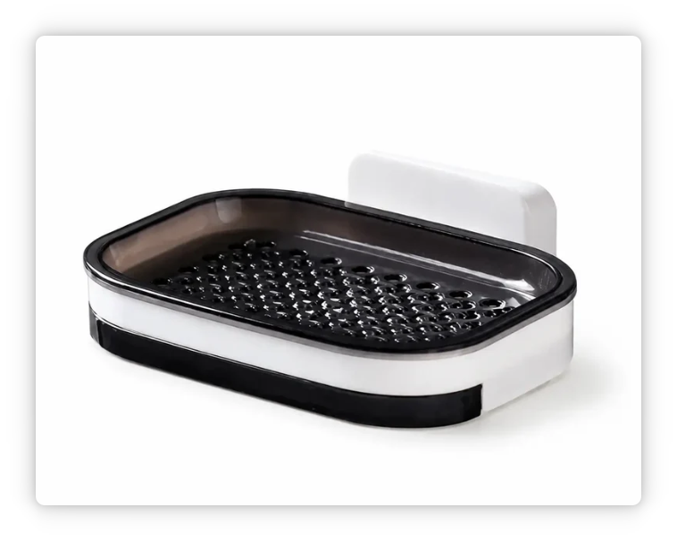 Wall Mounted Double-Layer Soap Bar Holder with Drainage Holes🧼