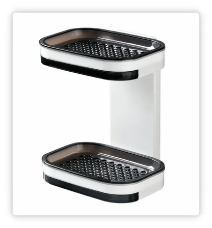 Wall Mounted Double-Layer Soap Bar Holder with Drainage Holes🧼