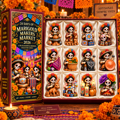 24 Days of Handcrafted Tradition — Día de Muertos Marigold Makers Market Advent Calendar 2026 - image 8