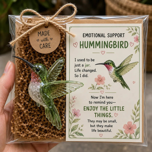 💖💌 Emotional Support Glass Animal Gift Set | 7 Meaningful Designs with Encouragement Card & Gift-Ready Packaging ✨