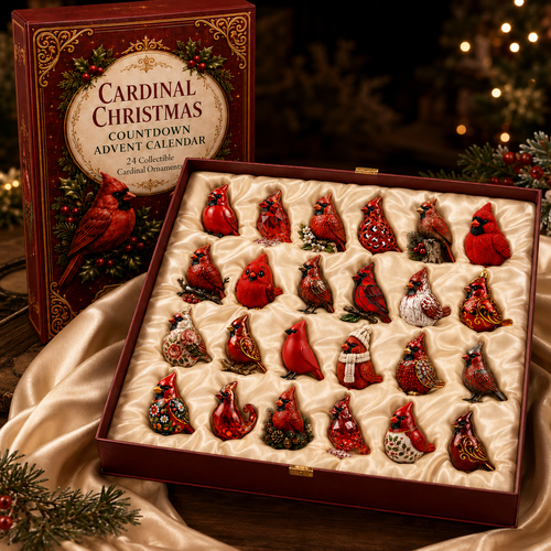 Last 50 pcs⏰ High-quality  model✨Cardinal Christmas 24-Day Countdown Calendar – Limited Anniversary Edition - image 1