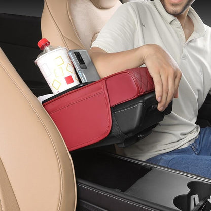 🔥🔥🔥Father's Day Special: Multifunctional PU Leather Car Armrest Pad