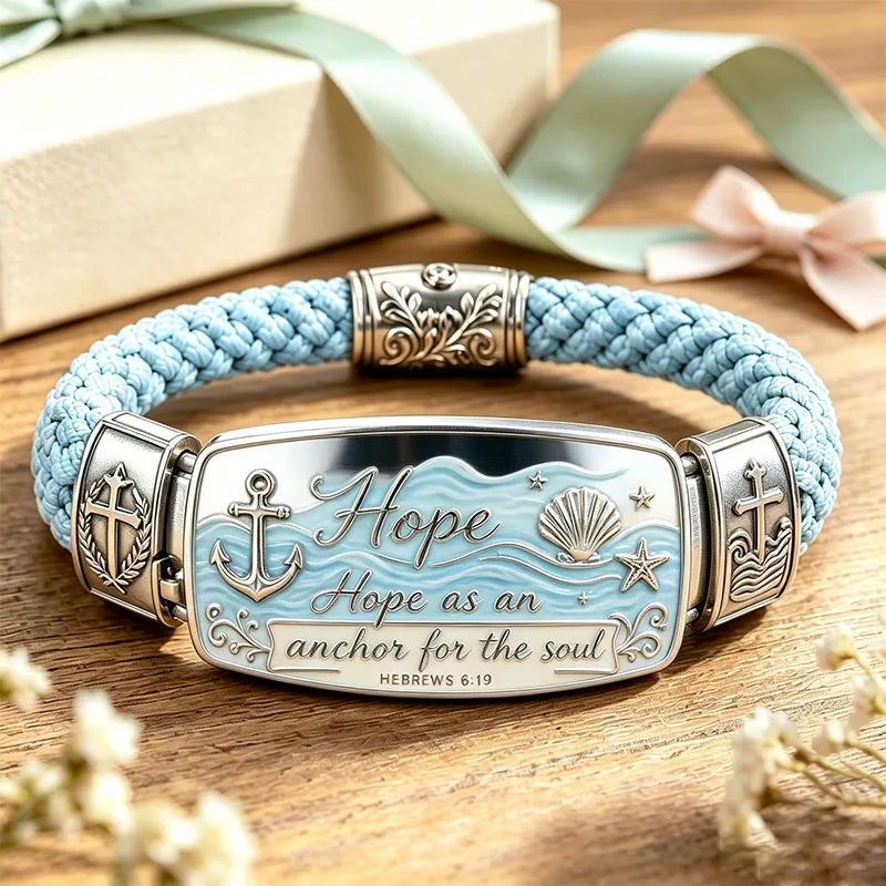 ✝️Faith Over Fear Bracelet – Christian Cross Bracelet Inspired by Isaiah 41:10🔥🔥🔥Hope, Courage & Divine Strength