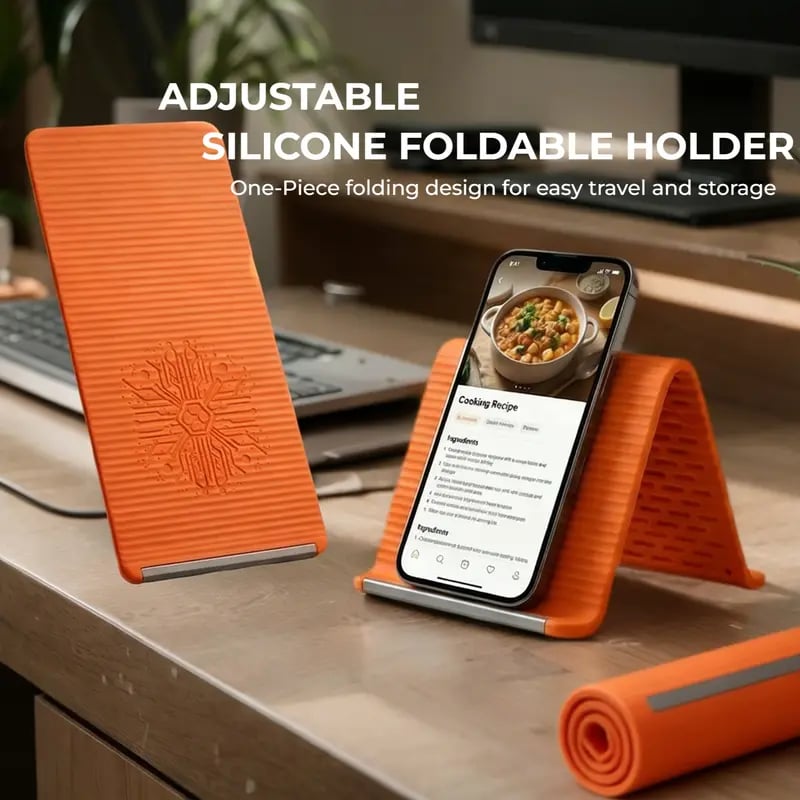 ❤️🔥Last 30pcs🔥🔥2026 Flexible Silicone Aluminum Phone Stand