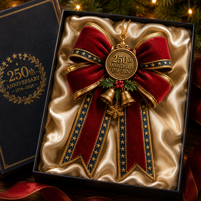❤️✨250th Anniversary Bow Christmas Tree Ornament