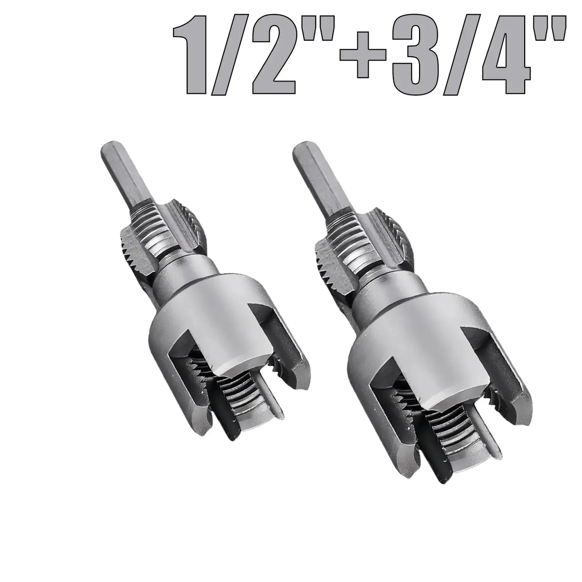 Drill-Powered Pipe Thread Cutting Bit — Internal & External Threading for 1/2" & 3/4" Plastic Pipes - image 10