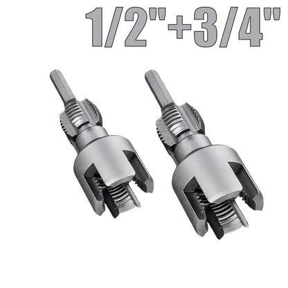 Drill-Powered Pipe Thread Cutting Bit — Internal & External Threading for 1/2" & 3/4" Plastic Pipes - image 10