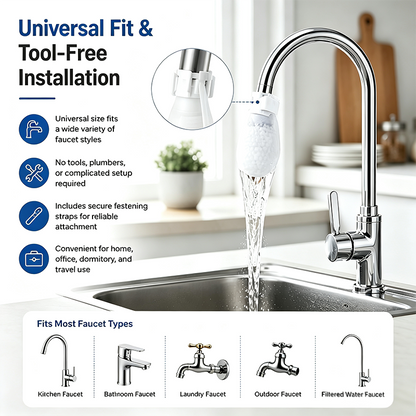 50 cotton filter bags disposable Cotton Faucet Filter Bags with 10 fastening straps💧 - image 3