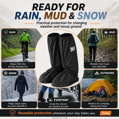 🌧️ Reusable Waterproof Boot Covers for Rain, Mud & Snow - image 6