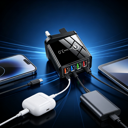 🔥The Charger Big Tech Hates | 4-Port Quick Charge 3.0 + AI Performance Boost