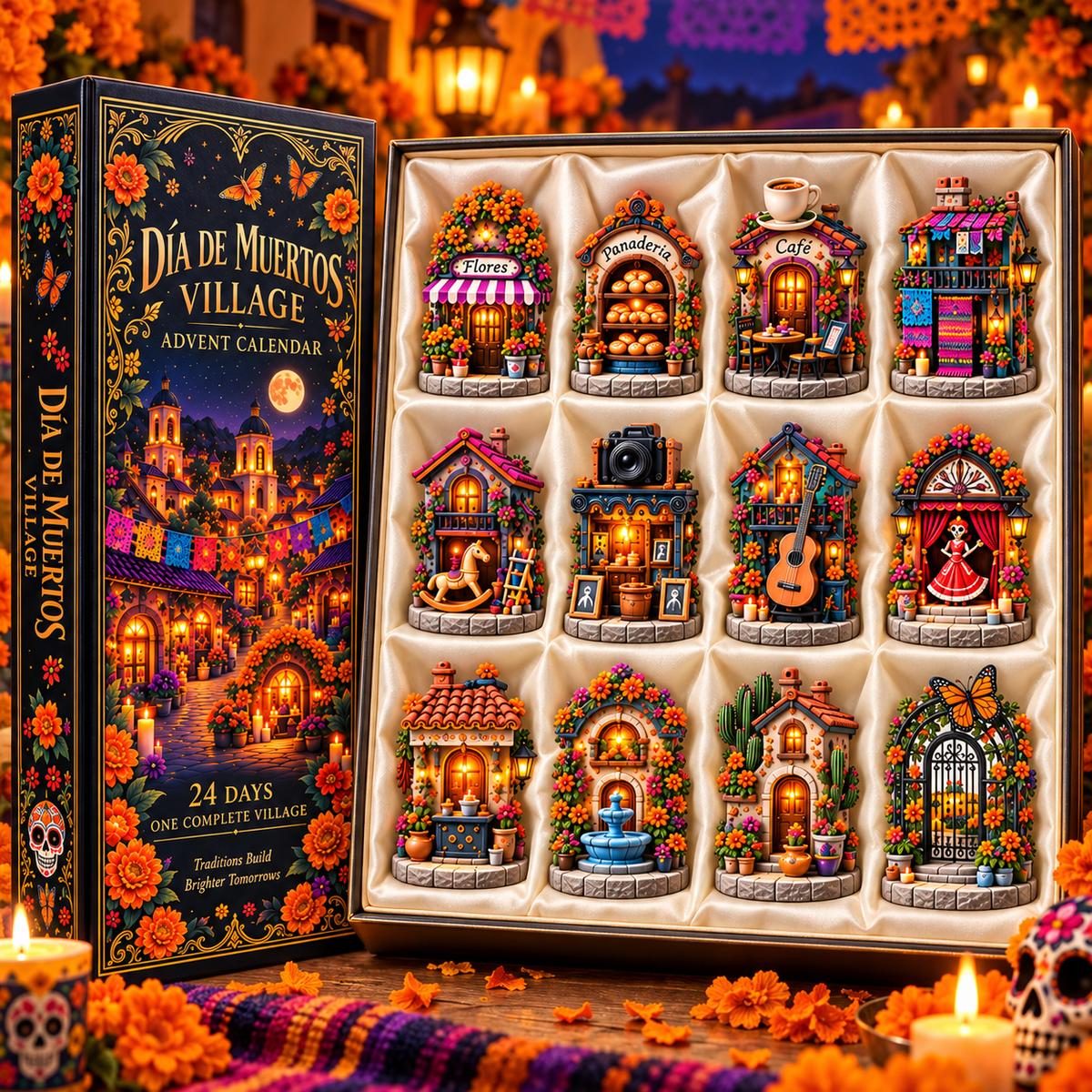 24 Days to Build a Village of Memories — Día de Muertos Village Advent Calendar 2026 - image 8