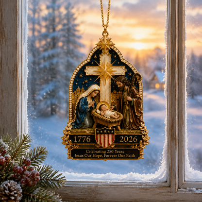 ❤️✨Nativity scene Christmas tree ornament