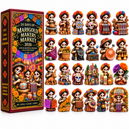 24 Days of Handcrafted Tradition — Día de Muertos Marigold Makers Market Advent Calendar 2026 - image 9