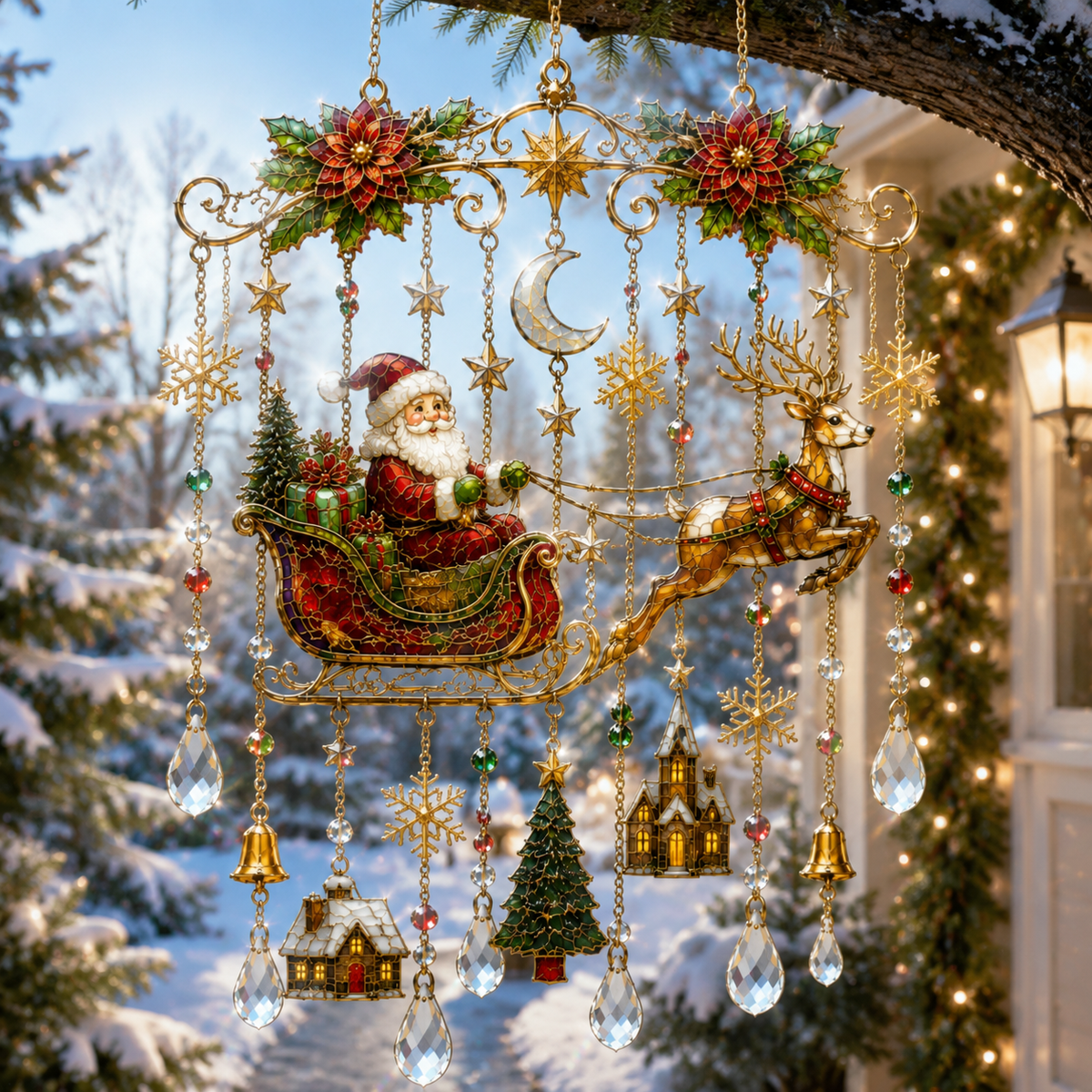 ❤️⏰LIMITED TIME 49% OFF!🔥🔥Last 30pcs🔥 -High-quality handmade Christmas window decorations