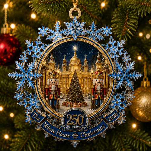 ❤️✨Blue Snowflake Christmas Tree Ornament