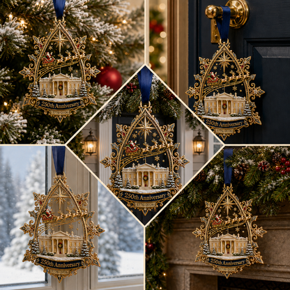 💖🔥Last 30pcs🔥250th Anniversary: Santa Flying Over the White House on a Snowy Night