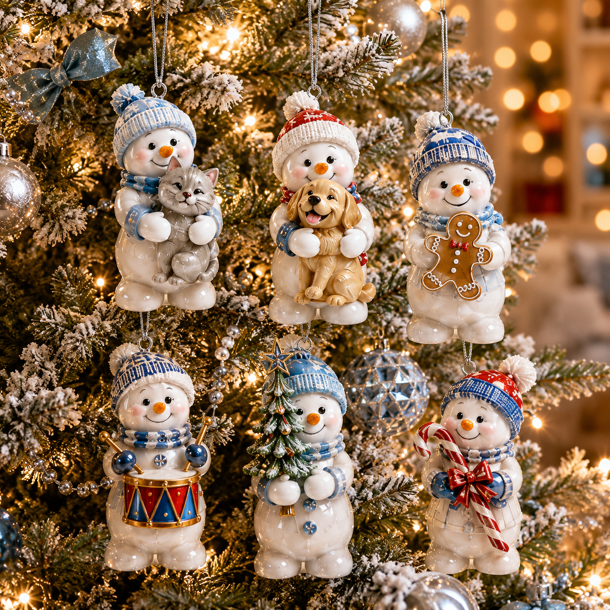 ❤️🔥24-Day Christmas Countdown Advent Calendar – Snowman Christmas Series