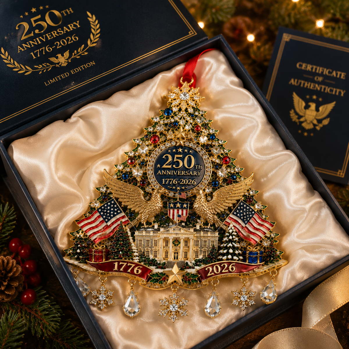 ❤️🔥Sparkling Christmas Tree Ornament
